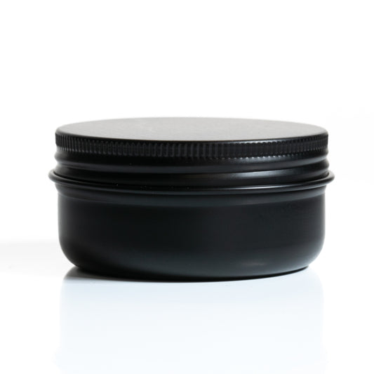 50g Black Aluminium Tin