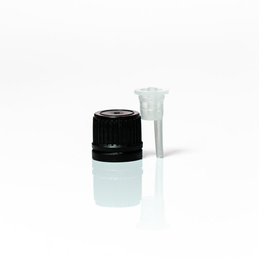Euro Orifice Reducer Black Tamper Cap
