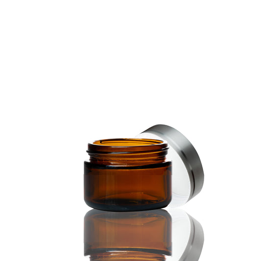 30ml Glass Jar with Silver Lid