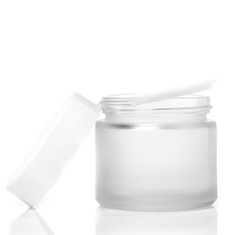 Frosted Glass Jars