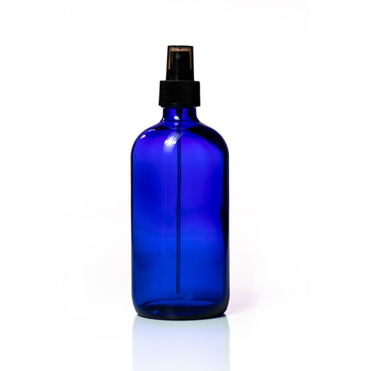 500ml Blue Glass Bottle Fine Mist Spray