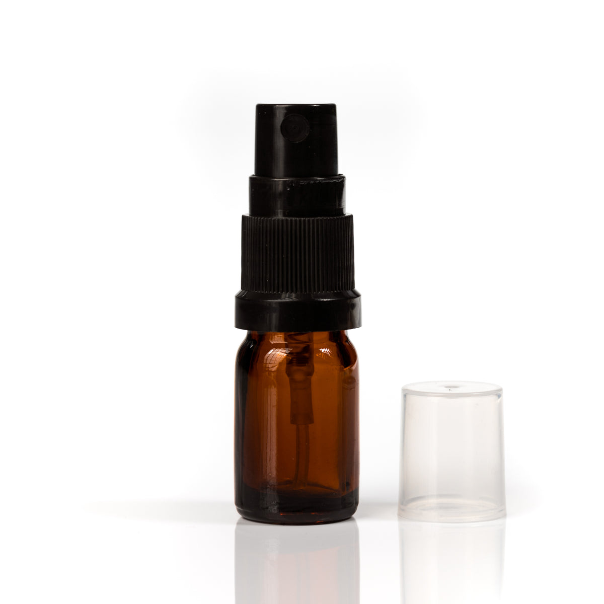 5ml Amber Glass Bottle with Fine Mist Spray Cap 2 Euro