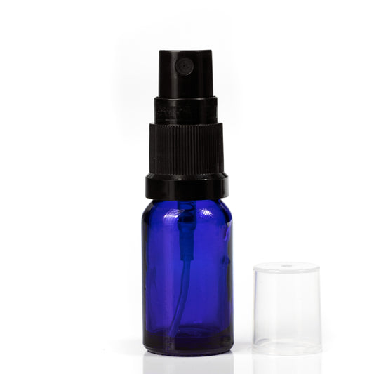 5ml Blue Glass Bottle with Fine Mist Spray Euro
