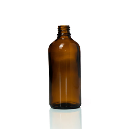Euro 100ml Amber Glass Bottle Only