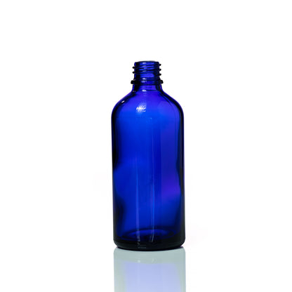 Euro 100ml Blue Glass Bottle Only