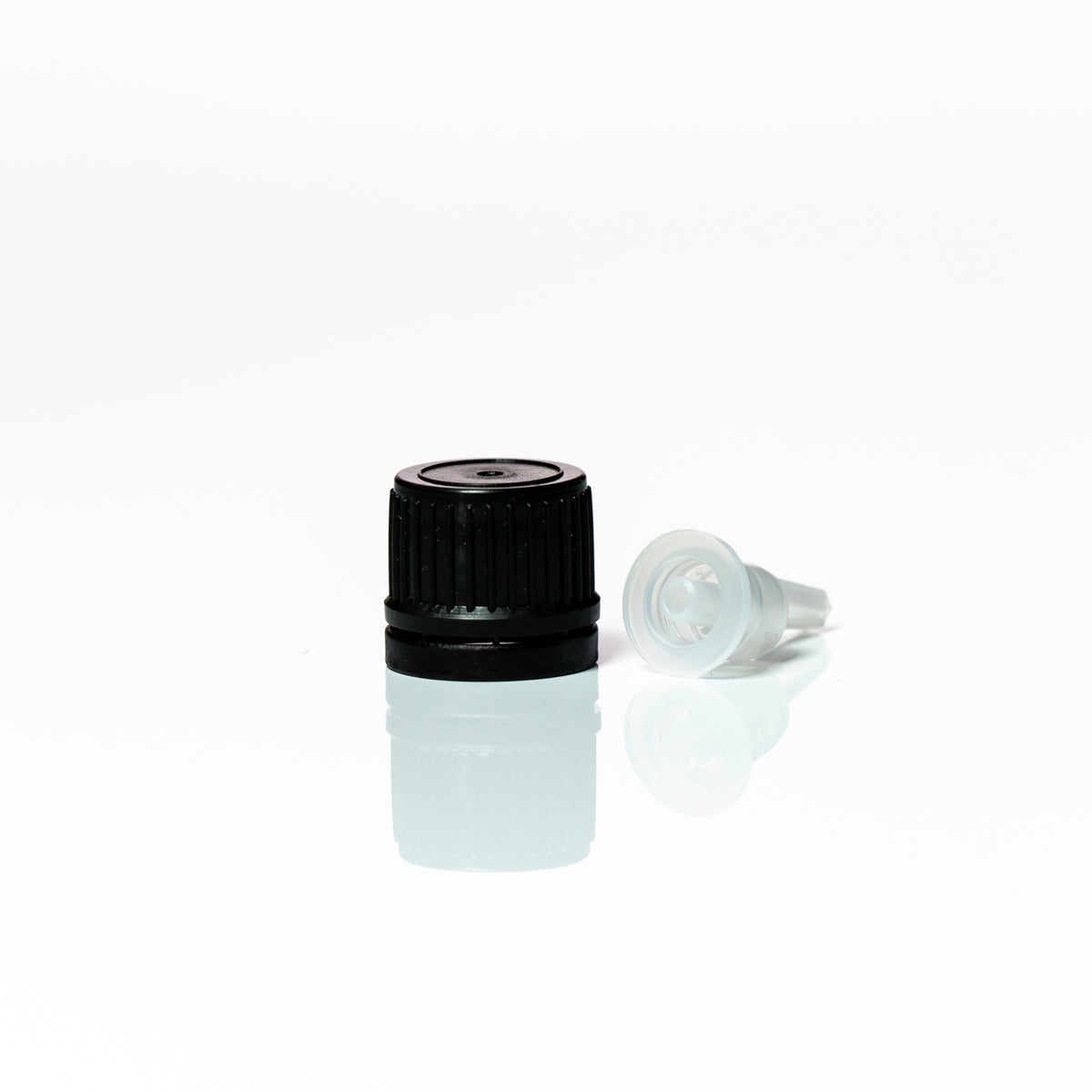 Euro Orifice Reducer Black Tamper Cap