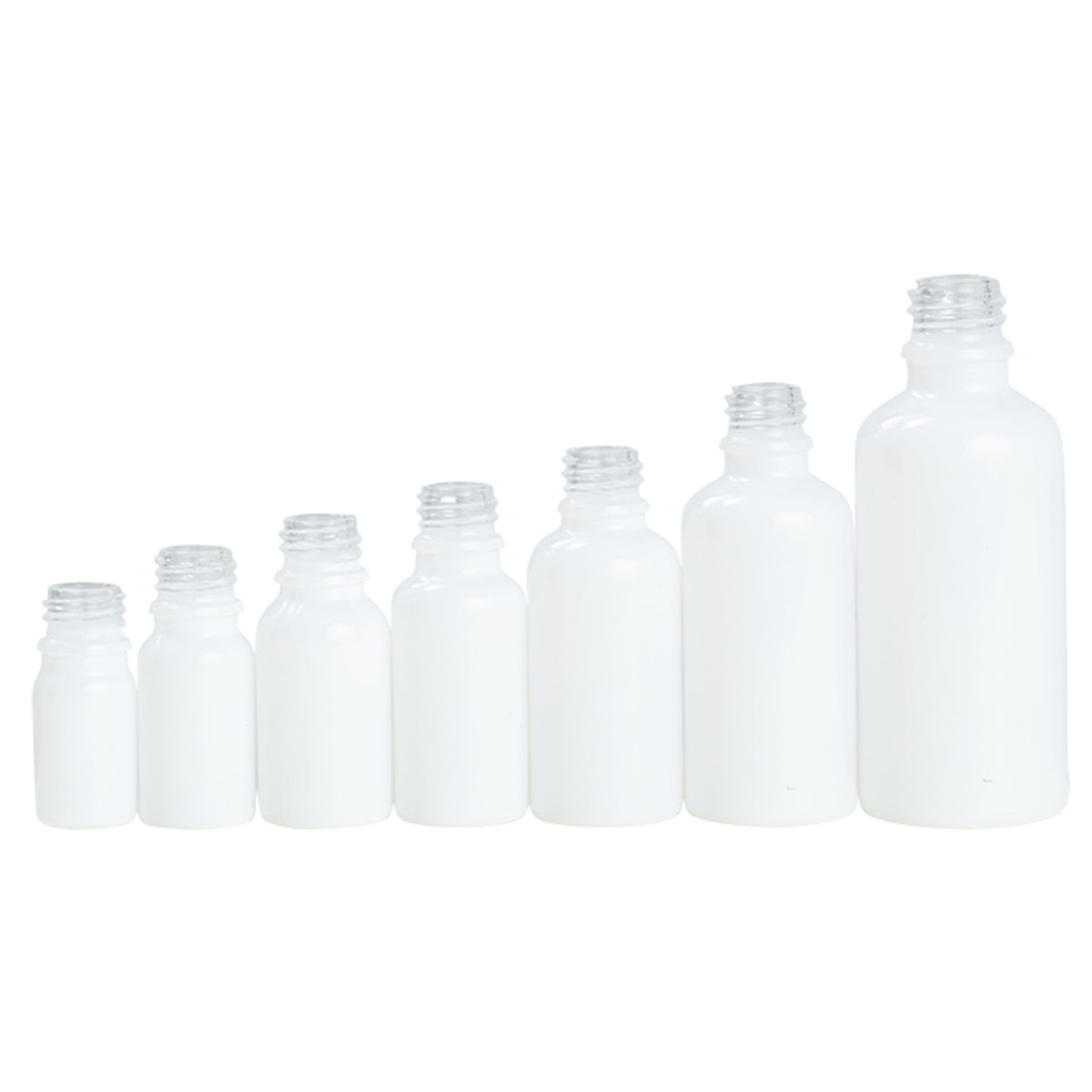 PetraPack White Euro glass bottles - full size range