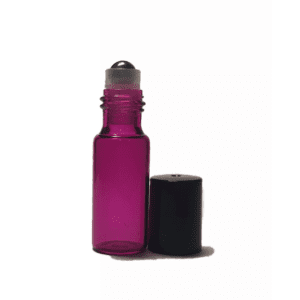 5ml Pink Glass Roller bottle