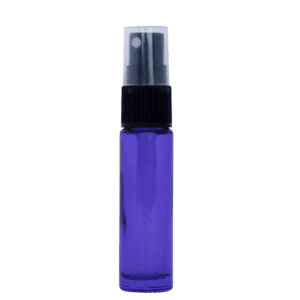 Petra 10ml Purple Glass Bottle with Fine Mist Spray Top