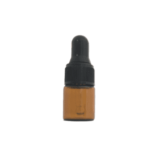 2ml Amber Glass Vial with Glass Dropper