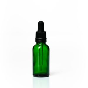 Euro 30ml Green Bottle with Tampertel Dropper