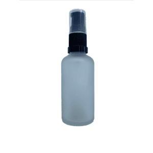 Euro 50ml Frosted Bottle with Serum Pump Spray