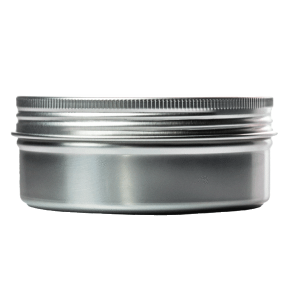 Silver Aluminium Round Tins 150gms x 24