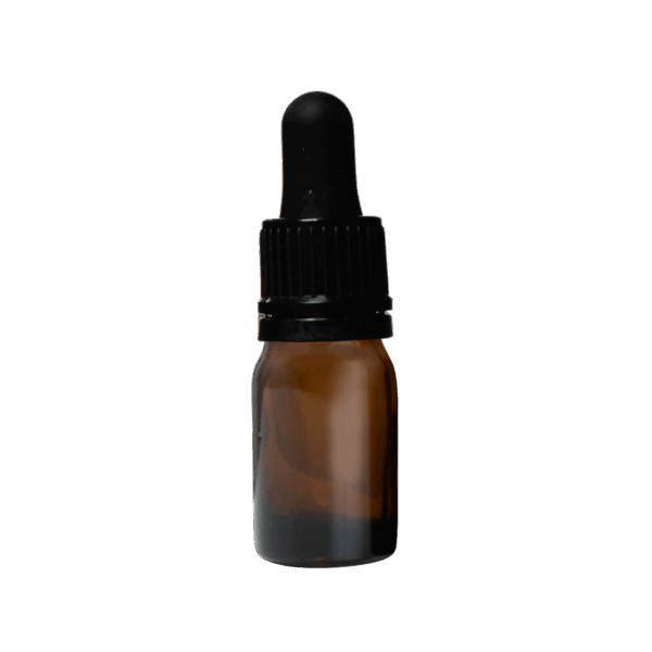 Euro 5ml Amber Bottle with Tamper Dropper