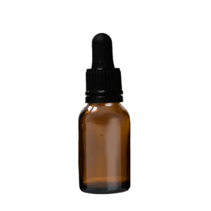 Euro 15ml Amber Bottle with Tamper Dropper