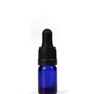Euro 5ml Blue Bottle with Tamper Dropper