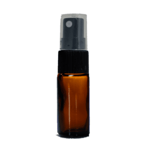 Petra 5ml Amber Glass Bottle with Fine Mist Spray Top
